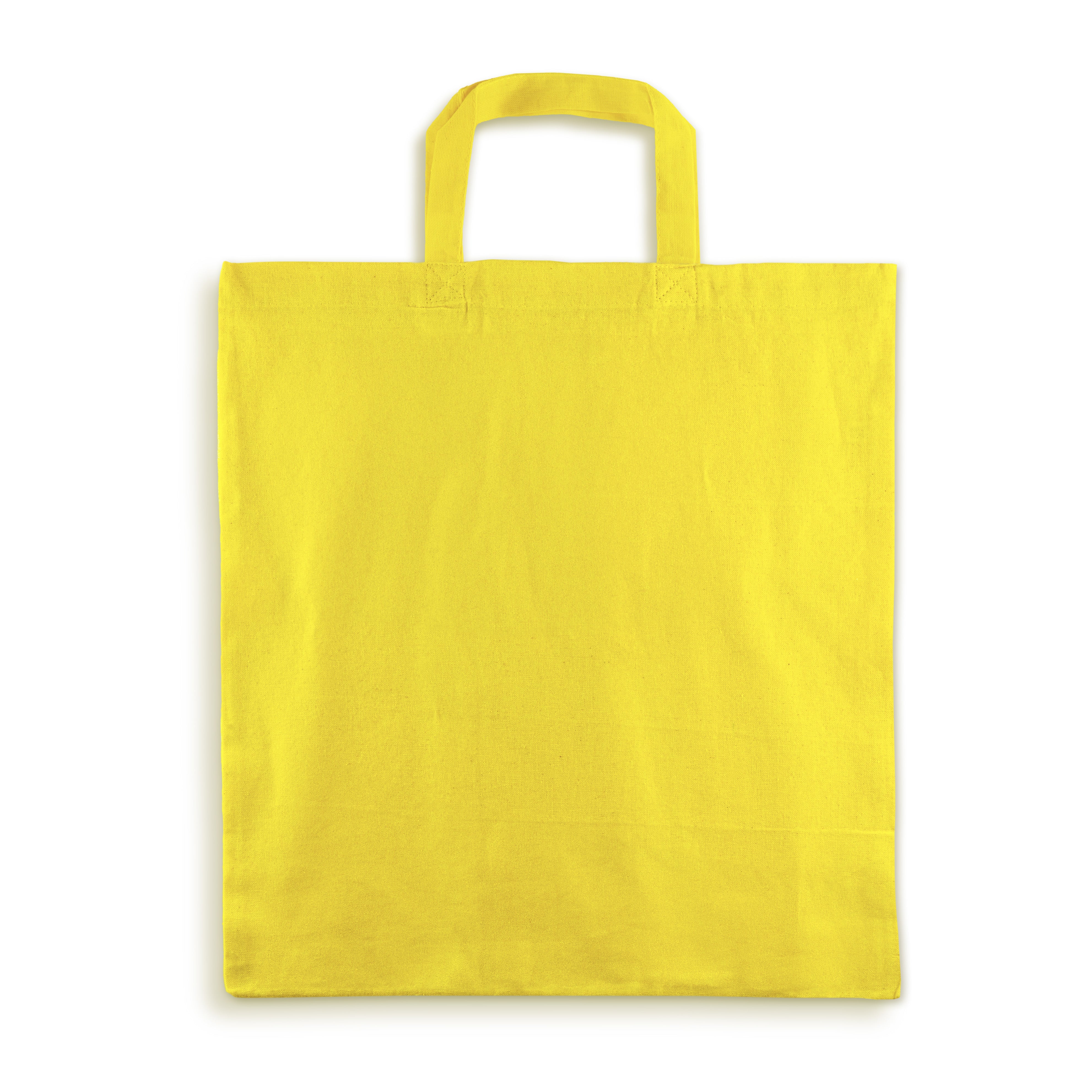 Baumwolltasche Gelb 380x420 mm 145 g Griff: 35 cm
