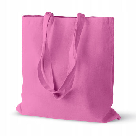 Baumwolltasche Rosa 380x420 mm 220 g Griff: 70 cm