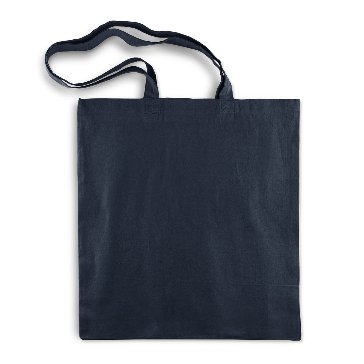 Baumwolltasche Dunkelblau 380x420 mm 145 g Griff: 70 cm