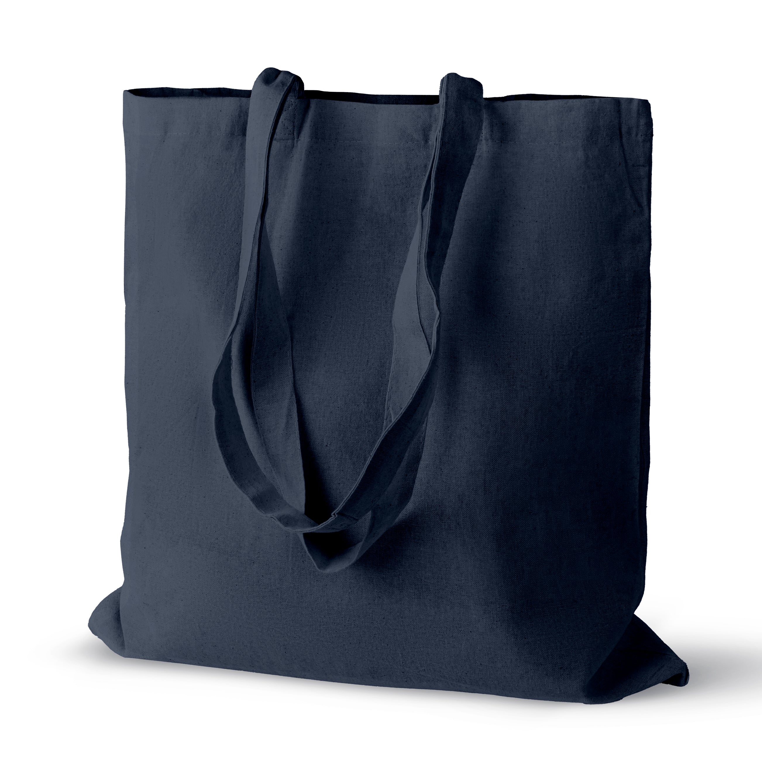 Baumwolltasche Dunkelblau 380x420 mm 145 g Griff: 70 cm