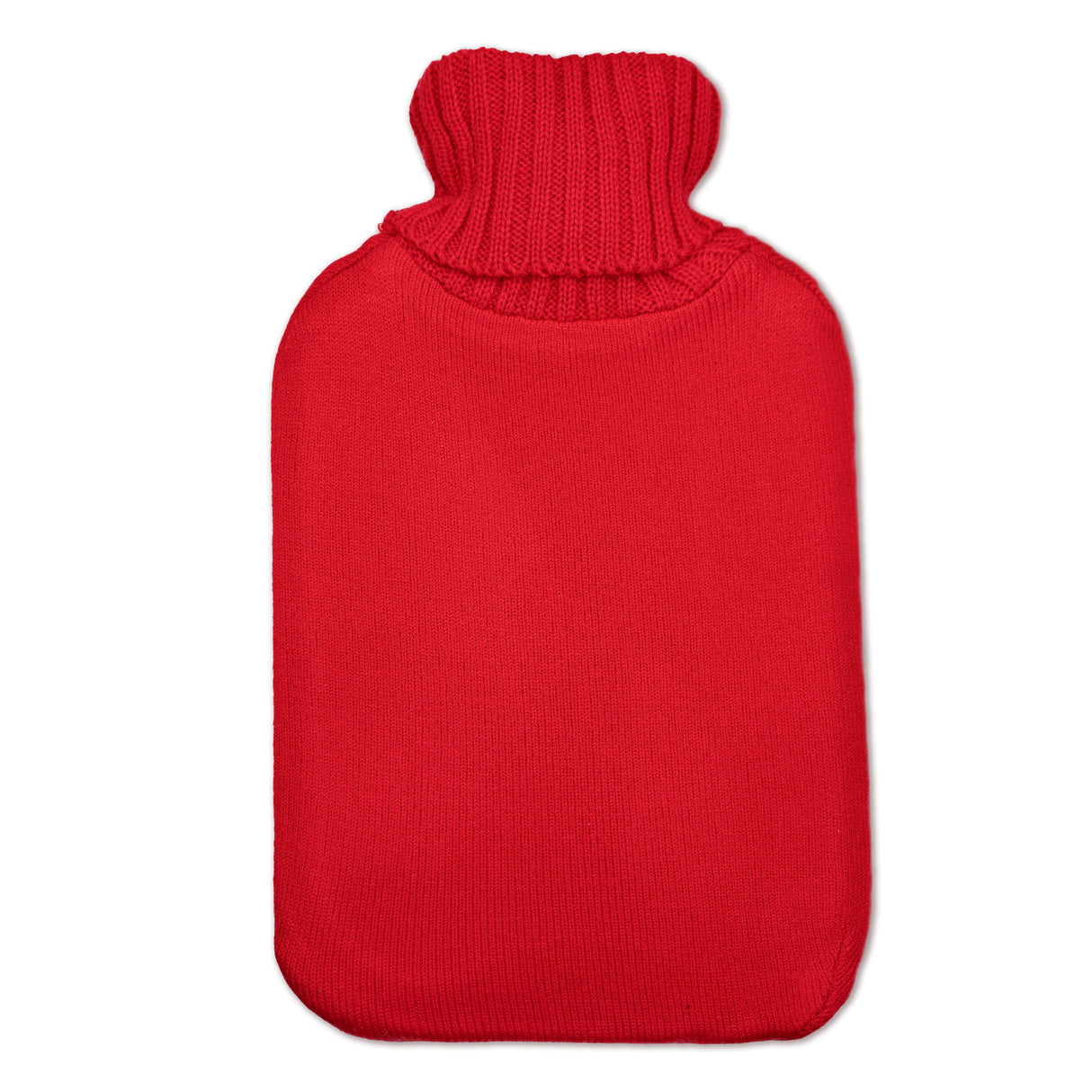 Wärmflaschenwärmer ROT Weihnachtsmuster