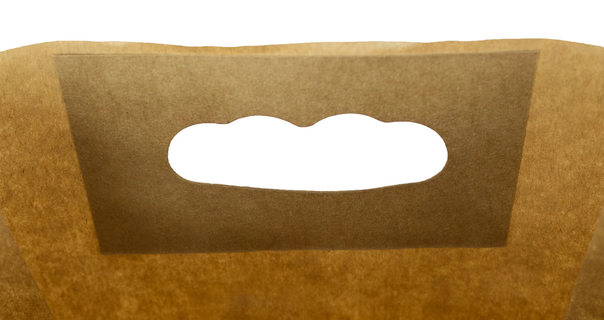 Papiertragetasche 180x80x220mm mit Premium-Drehgriff - BRAUN