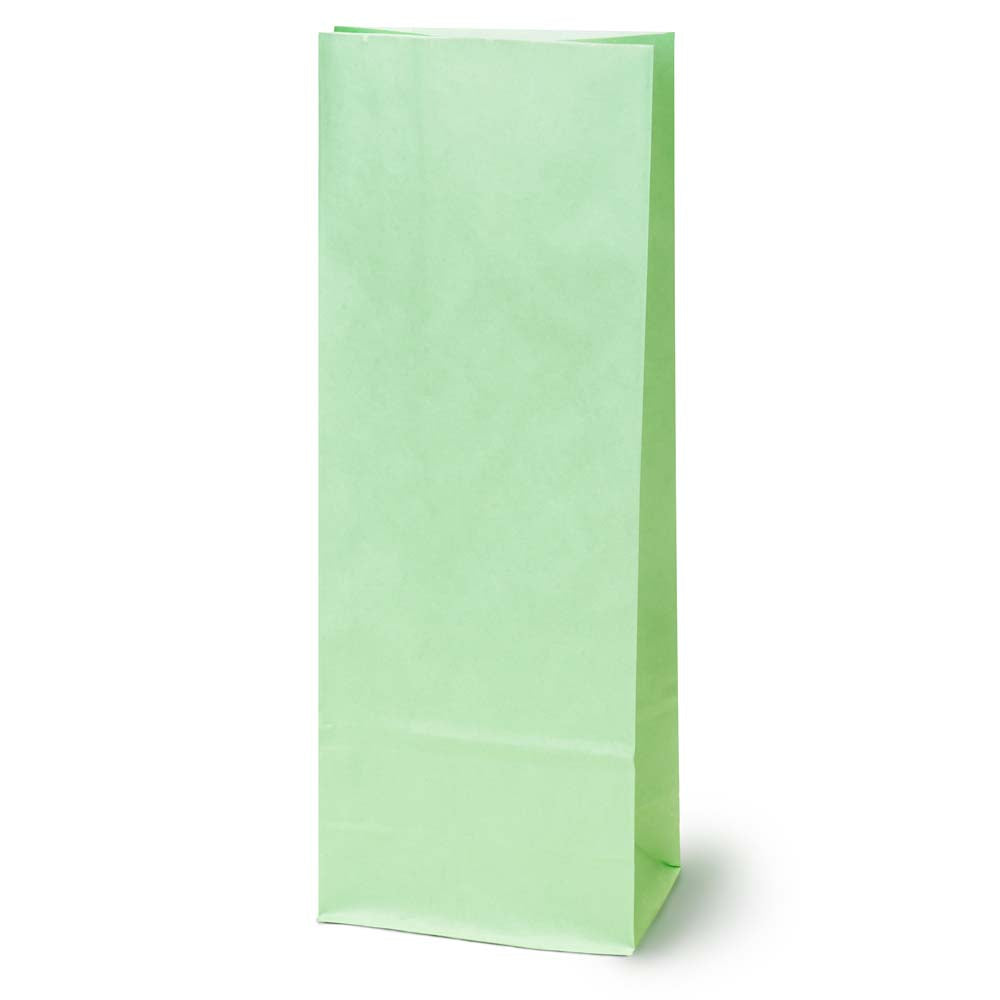 Papiertüten ohne Griff Grün 100x70x280mm