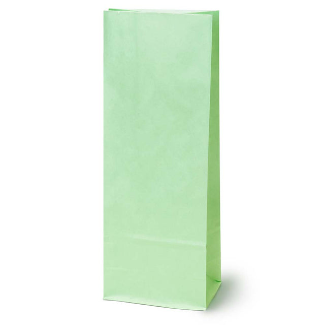 Papiertüten ohne Griff Grün 100x70x280mm