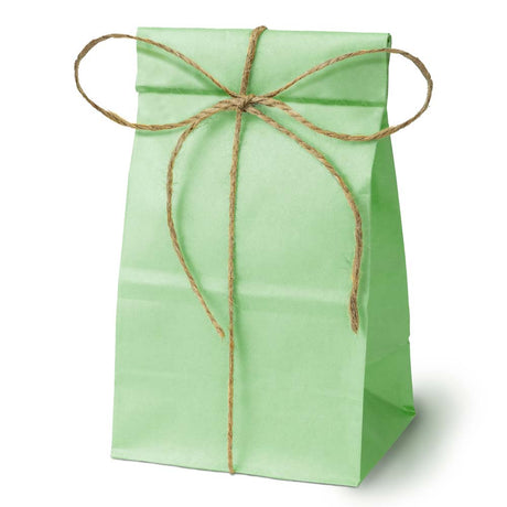 Papiertüten ohne Griff Grün 100x70x280mm