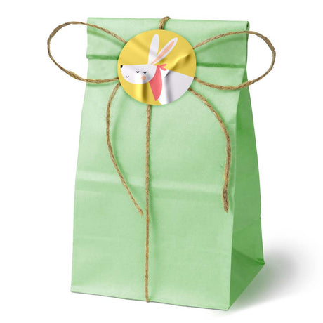 Papiertüten ohne Griff Grün 100x70x280mm