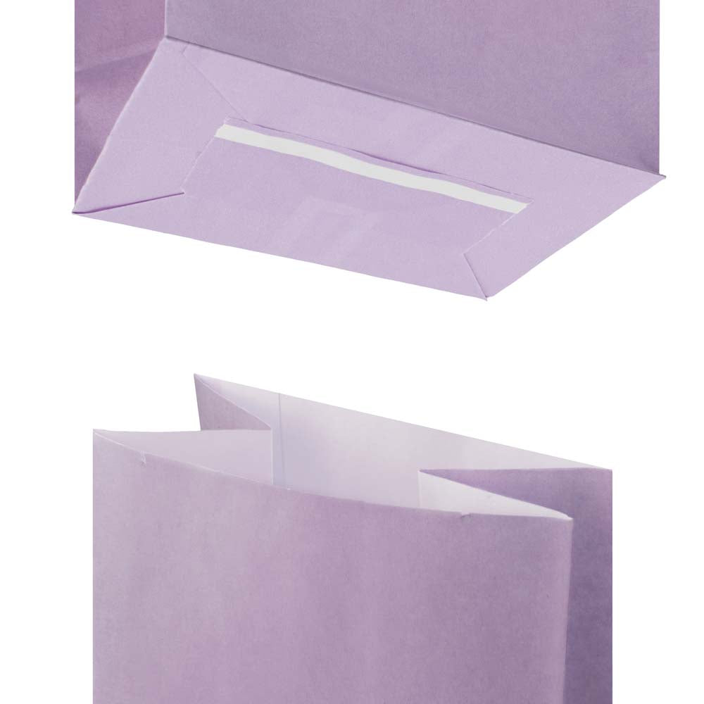 Papiertüten ohne Griff Violett 100x70x280mm 1 Stück