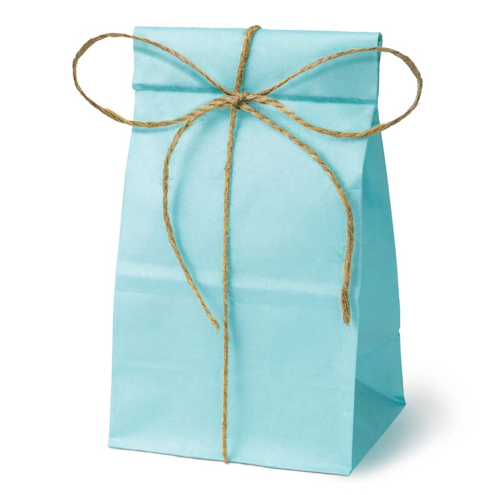 Papiertüten ohne Griff Blau 100x70x280mm 1 Stück