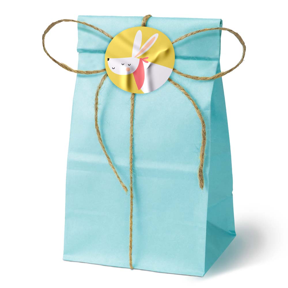 Papiertüten ohne Griff Blau 100x70x280mm 1 Stück