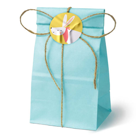 Papiertüten ohne Griff Blau 100x70x280mm 1 Stück