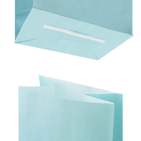 Papiertüten ohne Griff Blau 100x70x280mm 1 Stück