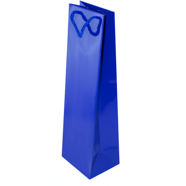 Laminierte Tasche mit Schnurgriff 110x90x400mm Marineblau