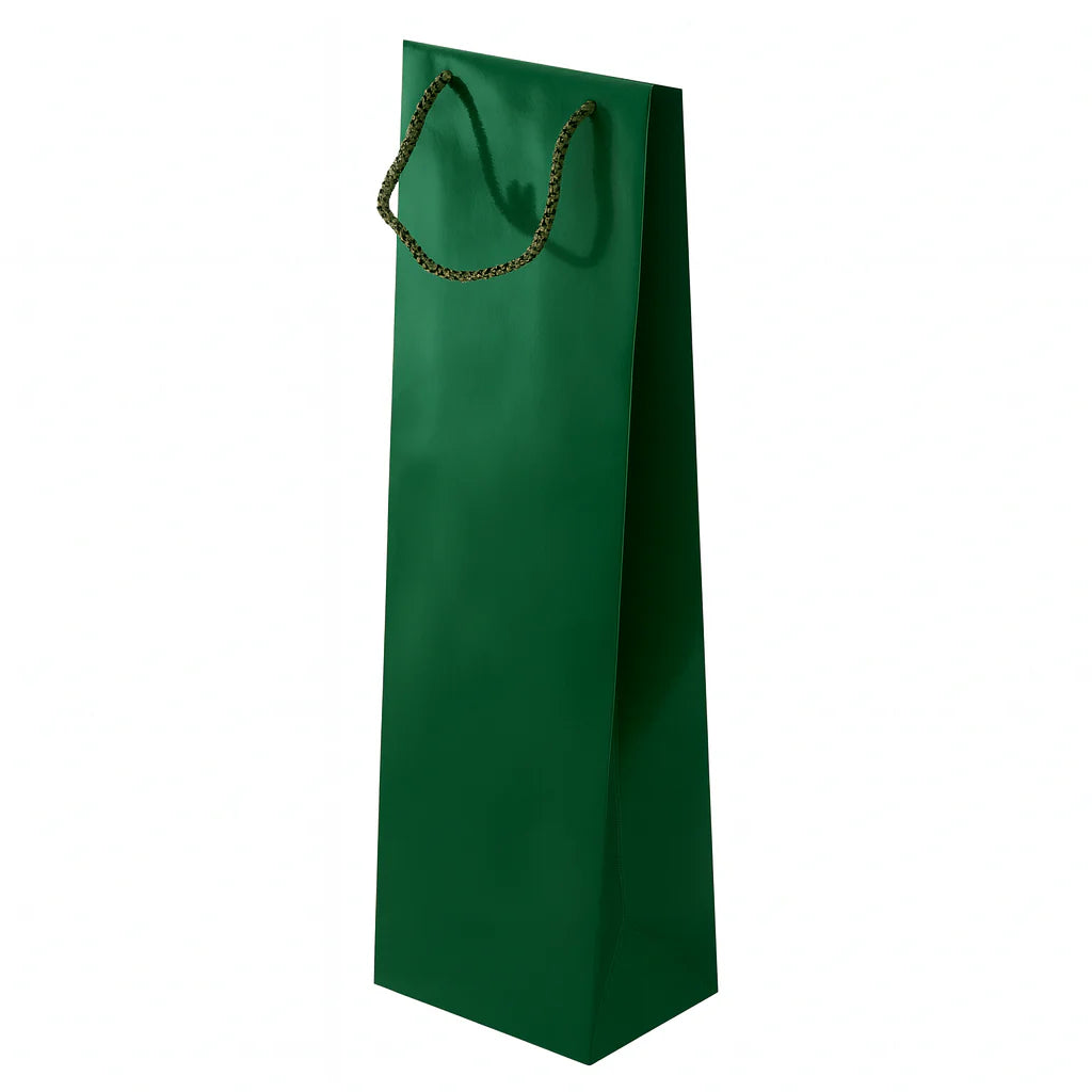 Laminierte Tasche mit Schnurgriff 110x90x400mm Grün