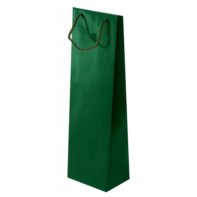 Laminierte Tasche mit Schnurgriff 110x90x400mm Grün