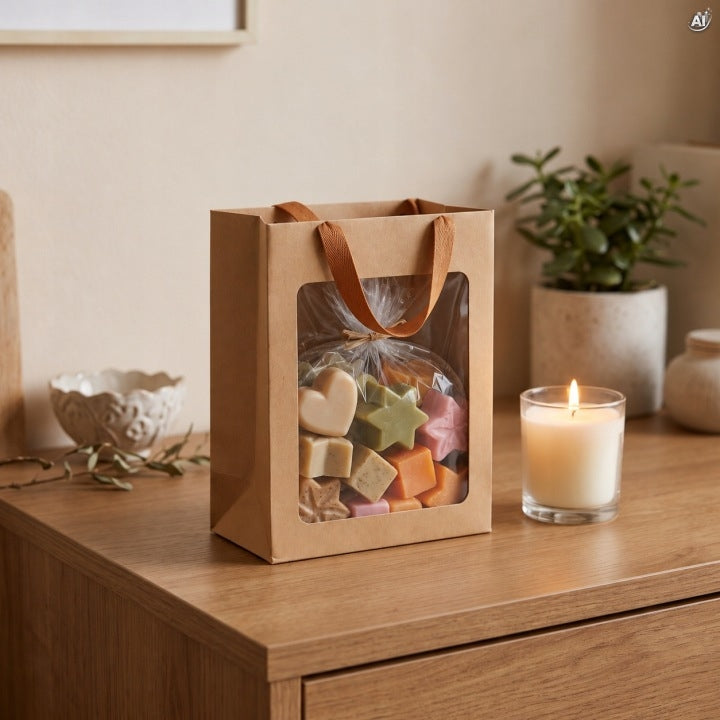 Papiertüte 180 × 130 × 250 mm braun 6 Stück