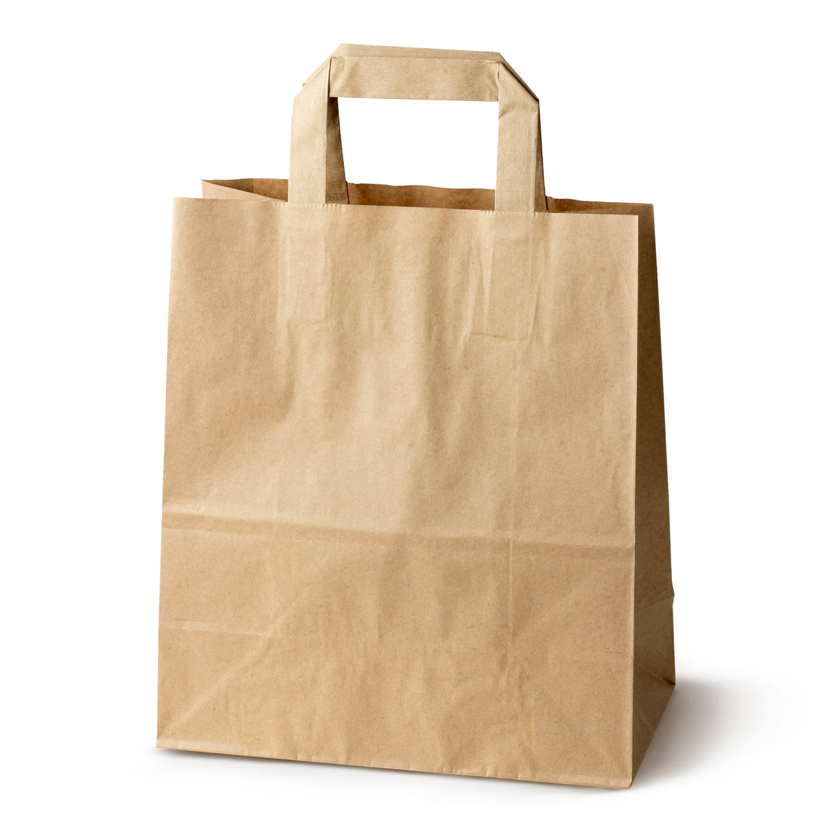 Bedruckte Papiertüte 220x110x245mm Braun ab 50 Stk.