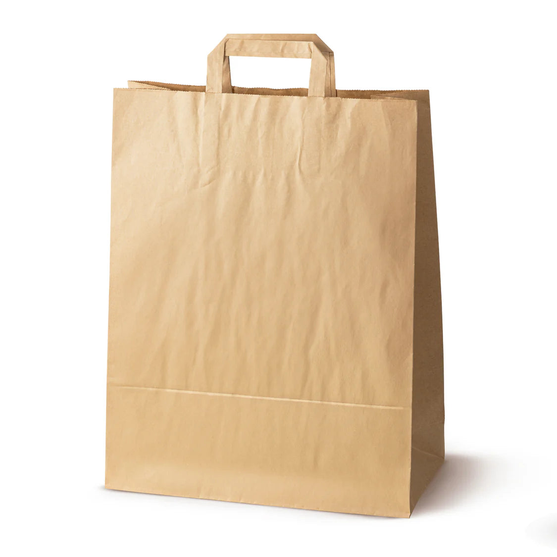 Bedruckte Papiertüte 320x120x410mm Braun ab 50 Stk.
