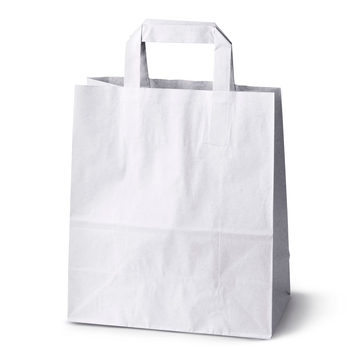 Bedruckte Papiertüte 220x110x245mm Weiß ab 50 Stk.