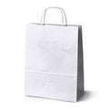 Papiertas met gedraaid handvat 240x100x320mm wit
