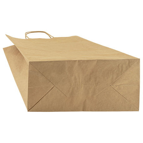 Papiertüte mit gedrehtem Griff 330x160x380mm Braun