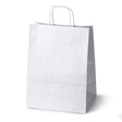 Papiertüte mit gedrehtem Griff 300x170x425mm Weiß