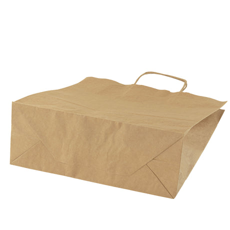 Papiertüten mit gedrehtem Griff 320x120x410mm Braun