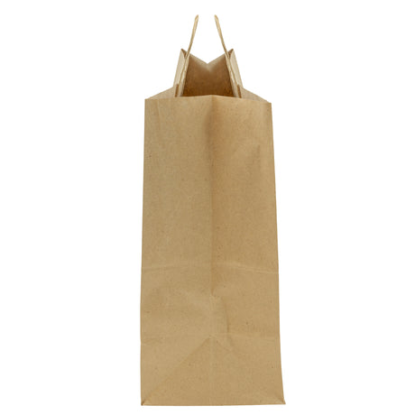 Papiertüte mit gedrehtem Griff 400x180x390mm Braun