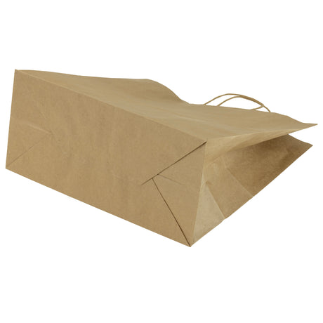 Papiertüte mit gedrehtem Griff 400x180x390mm Braun