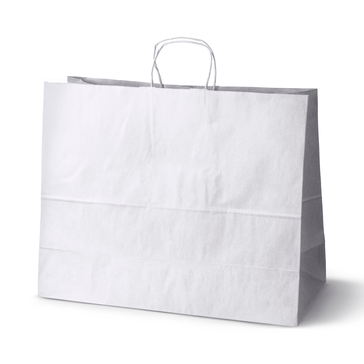 Bedruckte Papiertüte 500x180x390mm Weiß ab 50 Stk.