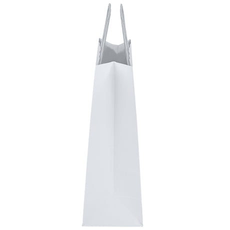 Papiertüte mit gedrehtem Griff 180x80x225mm Weiß