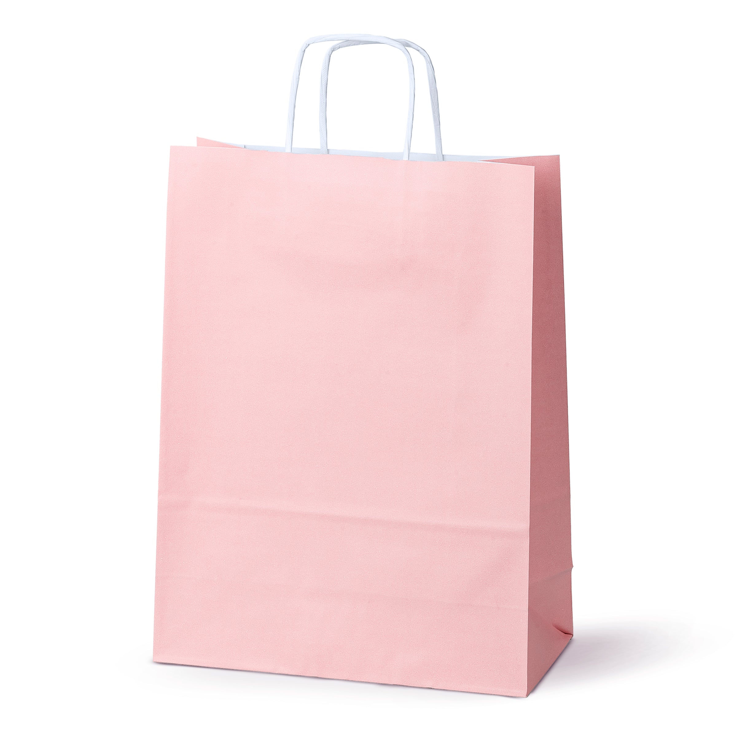 Bedruckte Papiertüte 240x100x320mm Pastell Rosa ab 50 Stk.