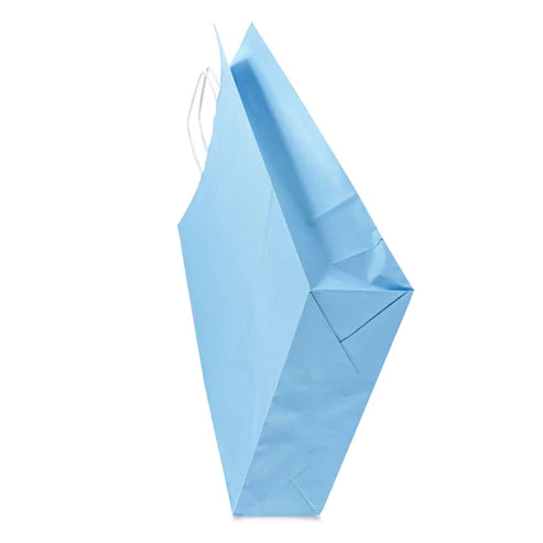 Papiertüte mit gedrehtem Griff 240x100x320m Blau