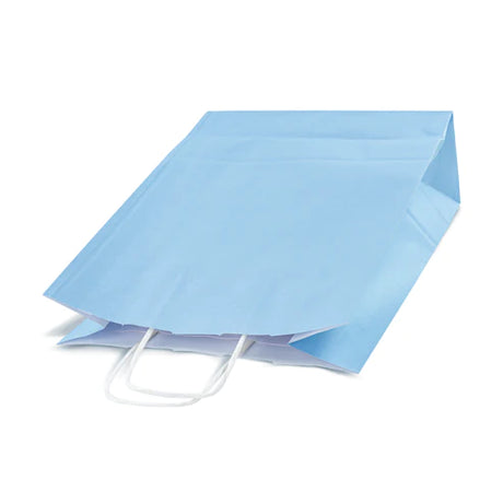 Papiertüte mit gedrehtem Griff 240x100x320m Blau