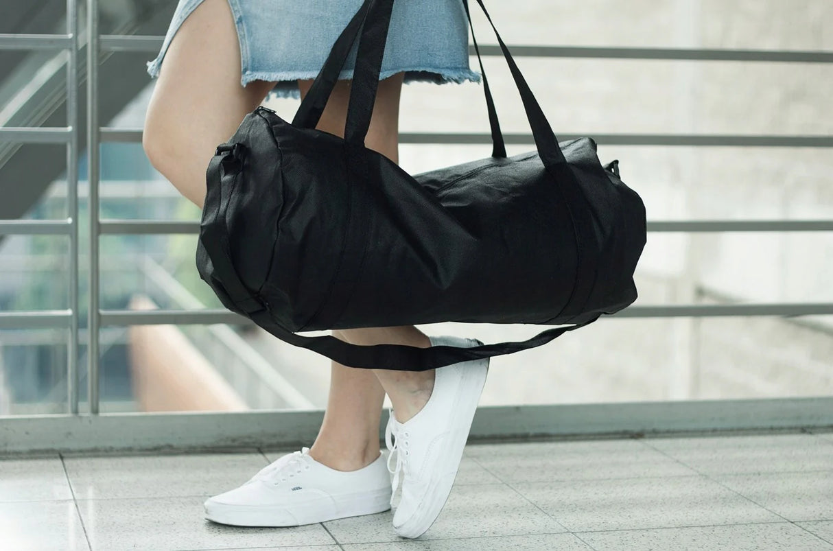 Sporttasche Schwarz 50x25cm