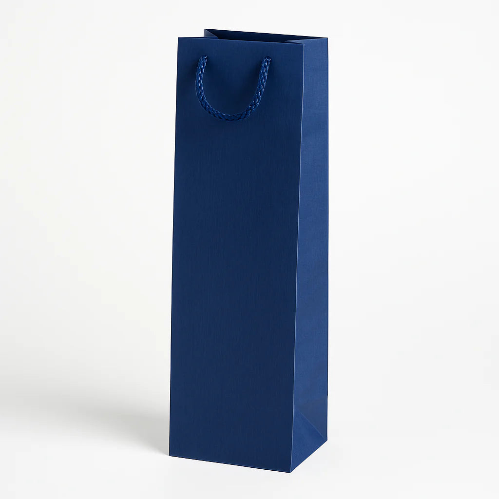 Papiertüte ECO Prestige 110x90x400mm Marineblau