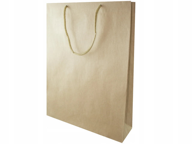 Papiertüte ECO Prestige 300x100x400mm Braun