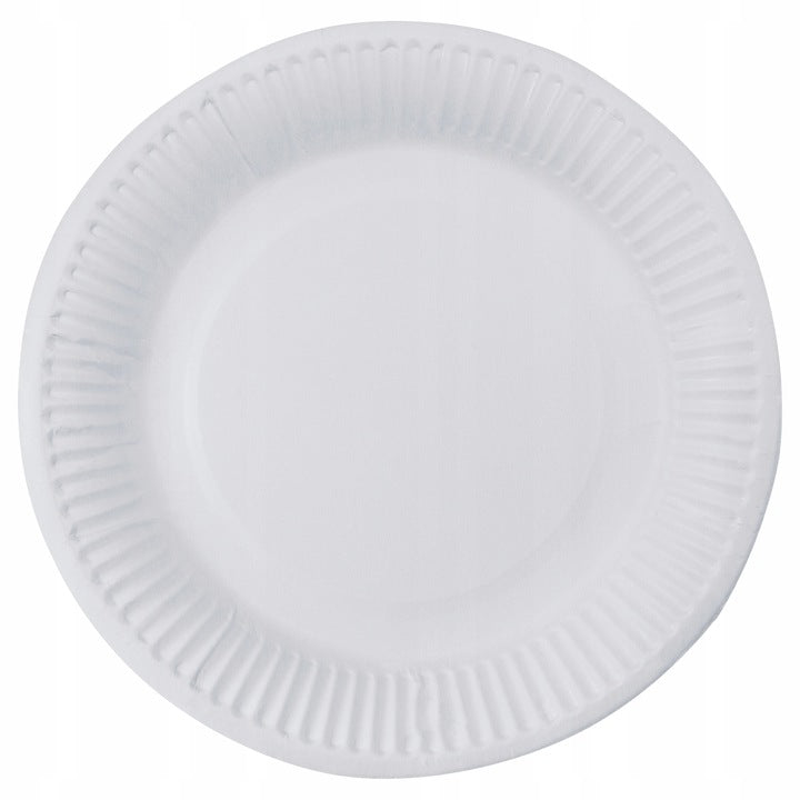 Pappteller Weiß 18cm 100 Stück