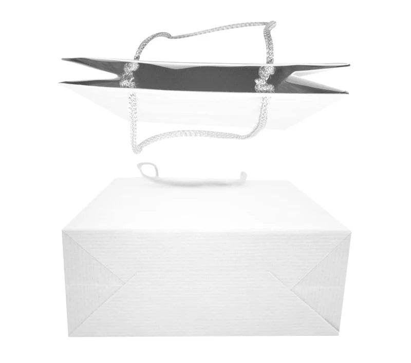 Papiertüte ECO Prestige 300x100x400mm Weiß