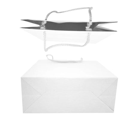 Papiertüte ECO Prestige 300x100x400mm Weiß