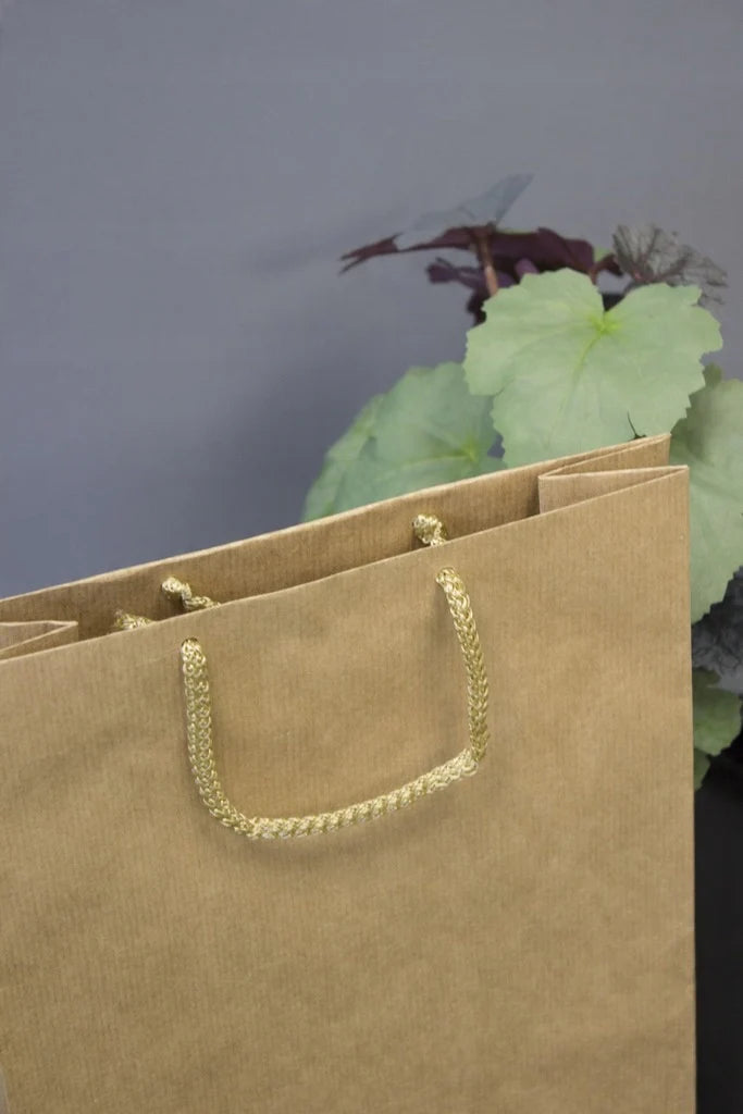 Papiertüte eco prestige Braun 240x90x320mm