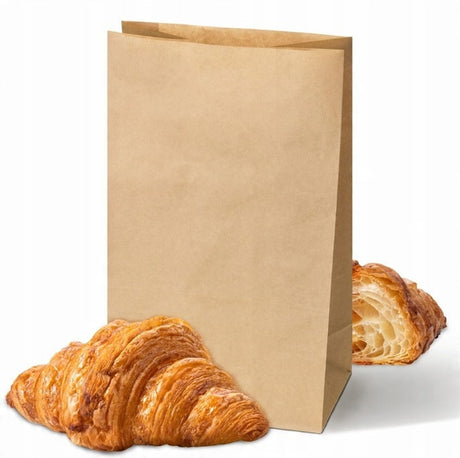 Papiertüten ohne Griff 160x80x270 mm Braun