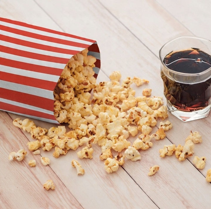 Papiertüten ohne Griff 160x80x270 mm Popcorn