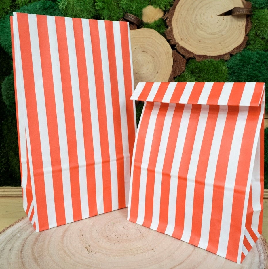 Papiertüten ohne Griff 160x80x270 mm Popcorn