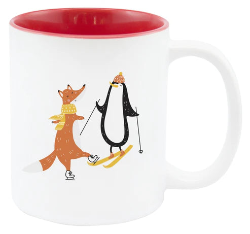 Weihnachtstasse - roter Fuchs