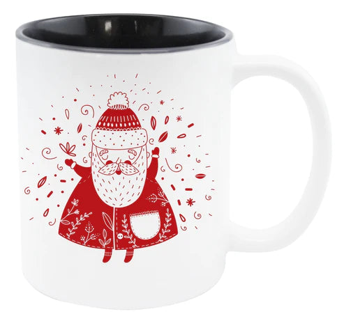 Weihnachtstasse - Schwarzer Weihnachtsmann