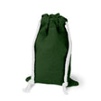 Baumwollsack Dunkelgrün 100x150 mm