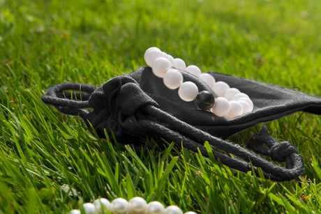 Baumwollsack Schwarz 100x150 mm