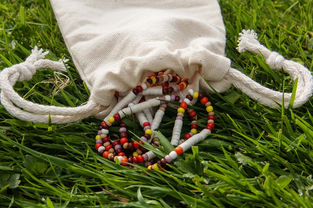 Baumwollsack Ecru 100x150 mm