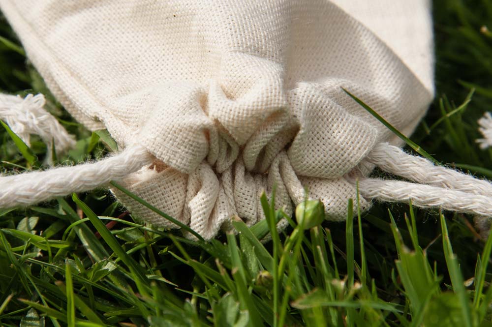 Baumwollsack Ecru 100x150 mm