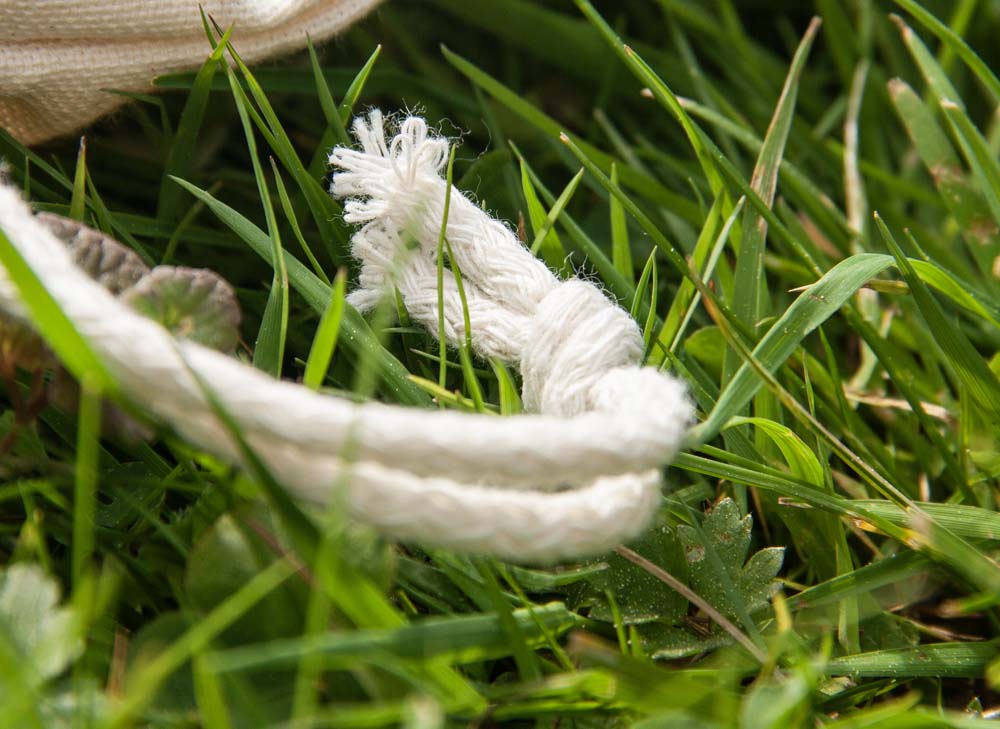 Baumwollsack Ecru 100x150 mm